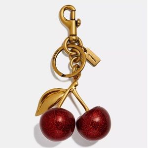 COACH Cherry Bag Charm